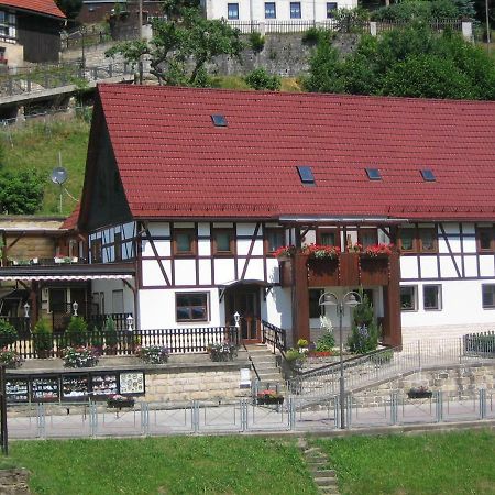Ferienwohnung Am Gruenbach 1 Rathen Bagian luar foto