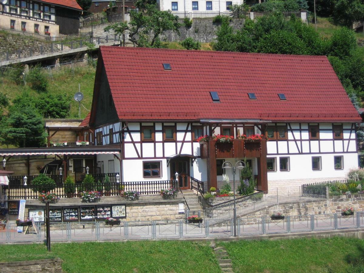 Ferienwohnung Am Gruenbach 1 Rathen Bagian luar foto