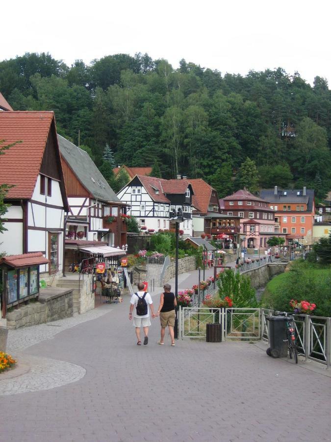 Ferienwohnung Am Gruenbach 1 Rathen Bagian luar foto